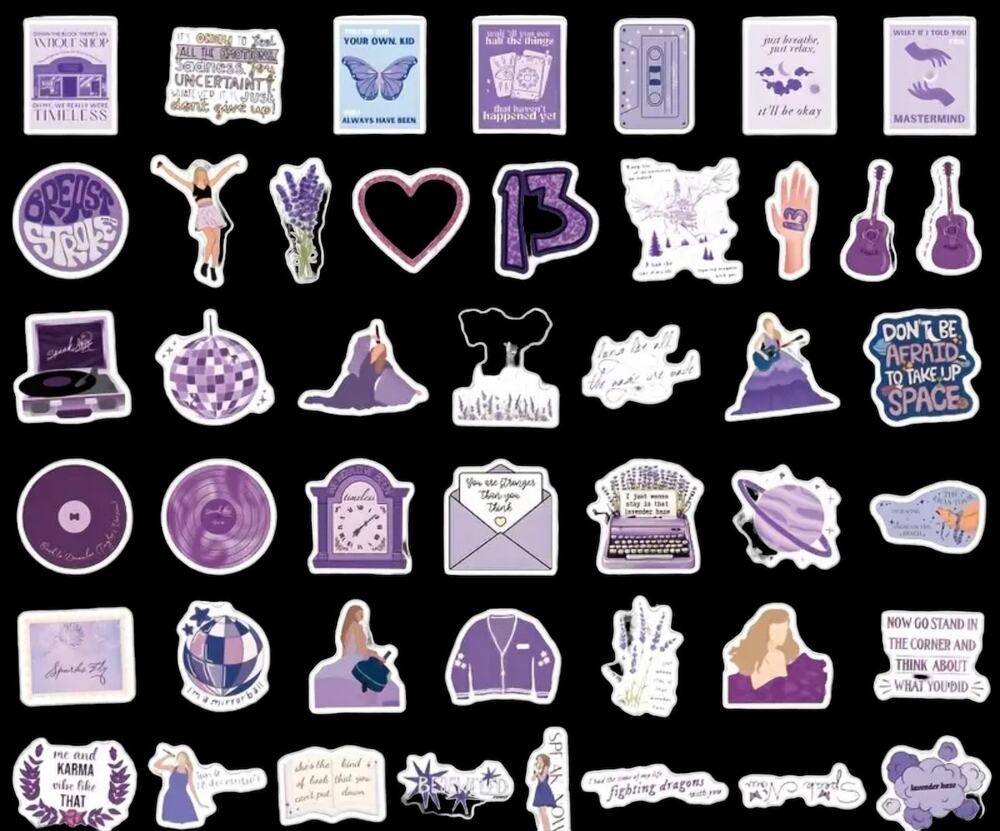 Taylor Swift Sticker Collection - 105 pieces